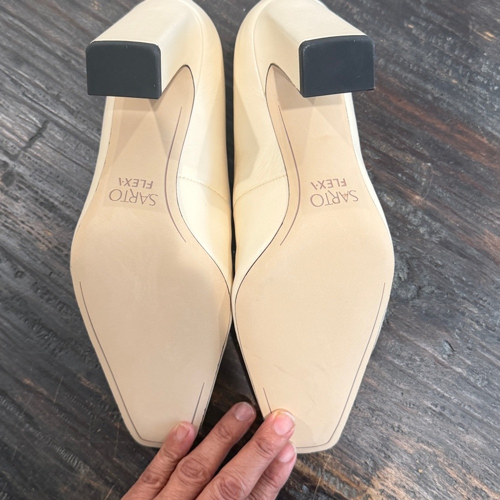 Franco Sarto Flexa Bria Mary Jane Vanilla white Leather - Picture 7 of 9